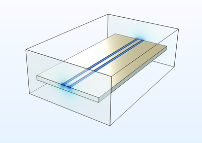Modeling of a CPW Using Numeric TEM Ports