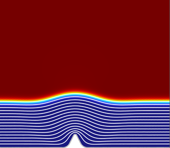 Lithium Plating with Deformation Using the Phase Field Method