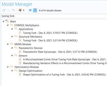 Demo Database for Model Manager