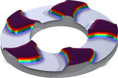 Topology Optimization of a Step Thrust Bearing