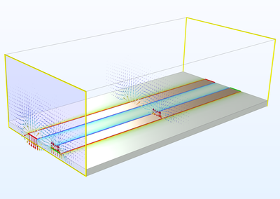 Modeling of a Differential Microstrip Line