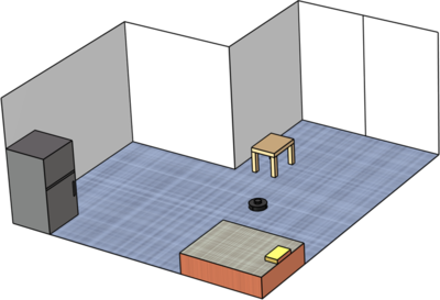 Spatial Mapping by Lidar on a Robot Vacuum Cleaner