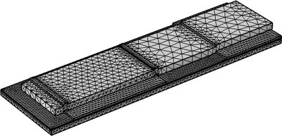 Normal Modes of a Biased Resonator &#8212; 3D Geometry from a GDS-File