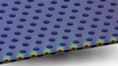 Viscous Damping of a Microperforated Plate in the Slip-Flow Regime