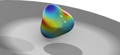 Eigenmodes in Air Bubble with Surface Tension
