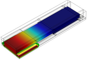 A 3D Biased Resonator: Stationary, Eigenfrequency, Frequency Domain, and ...