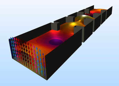 Waveguide Iris Bandpass Filter