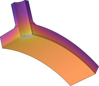Temperature-Dependent Plasticity in Pressure Vessel
