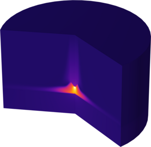 Simulation of a Free Burning Argon Arc