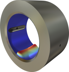 Elastohydrodynamic Lubrication in a Cylindrical Journal Bearing