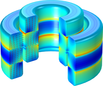 Axial Magnetic Bearing Using Permanent Magnets