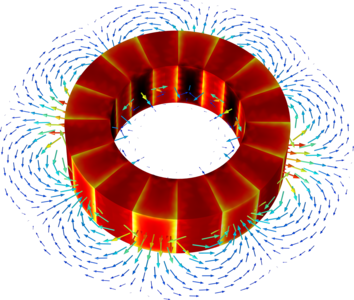 Static Field Modeling of a Halbach Rotor