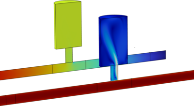 Helmholtz Resonator with Flow: Imported Fluid Flow from CGNS Data