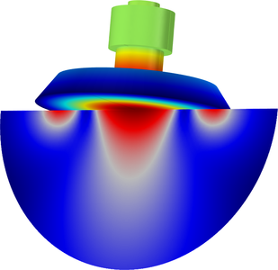 Piezoelectric Tonpilz Transducer with a Prestressed Bolt