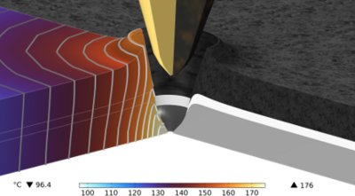 Nail Penetration Into a Layered Battery