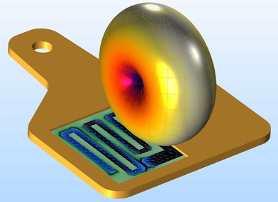 Modeling of a UHF RFID Tag