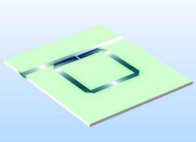 Notch Filter Using a Split Ring Resonator