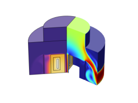 Convective Cooling of a Pot-Core Inductor