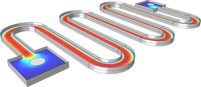 Hydrocarbon Dehalogenation in a Tortuous Microreactor