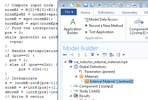 External Material, AC/DC Module, General HB/BH relation