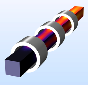 Induction Heating of a Steel Billet