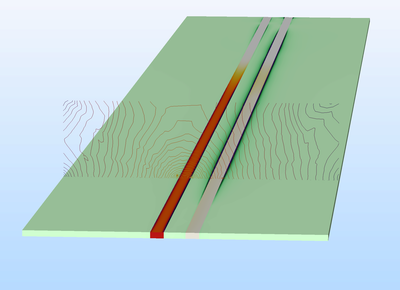 Signal Integrity and TDR Analysis of Adjacent Microstrip Lines
