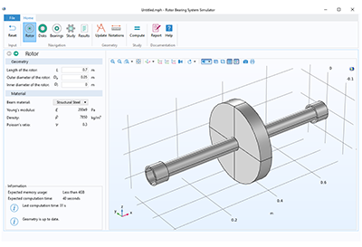 Rotor Bearing System Simulator