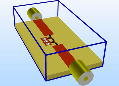 Filter Characterized by Imported S-Parameters via a Touchstone File