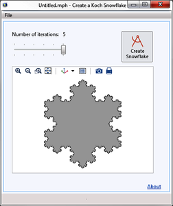 Modeling a Koch Snowflake