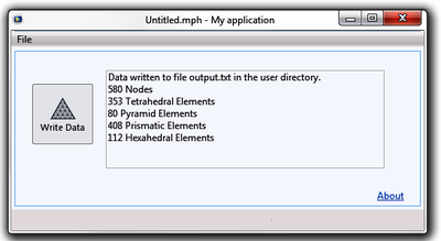 Writing Out Simulation and Mesh Data to Text Files