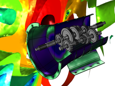 Modeling Vibration and Noise in a Gearbox