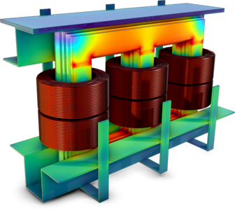 Computation of Losses in a Three-Phase Power Transformer