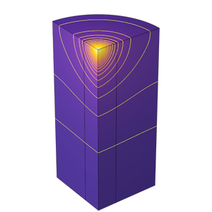 Modeling Laser Beam Absorption in Silica Glass with Beer-Lambert Law