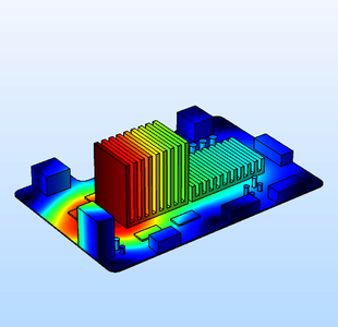 Shock Response of a Motherboard