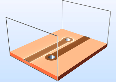 Modeling of Microstrip Lines with Vias