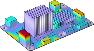 Random Vibration Test of a Motherboard