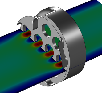 Wax Guard Acoustics: Transfer Matrix Computation