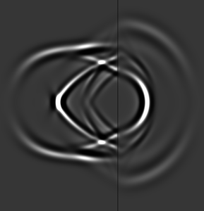 Isotropic-Anisotropic Sample: Elastic Wave Propagation