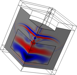 Immersion Ultrasonic Testing Setup