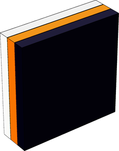 Thin gap with radiation