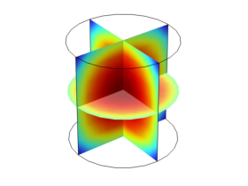 Radiative Heat Transfer in Finite Cylindrical Media &#8212; P1 Method