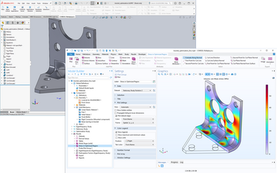 Geometric Parameter Optimization of a Bracket