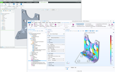 Geometric Parameter Optimization of a Bracket