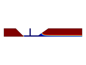 2D Non-Newtonian Slot-Die Coating