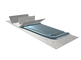 Slot-Die Coating with Channel Defect