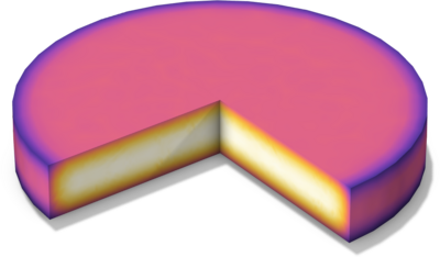 Radiative Cooling of a Glass Plate with Semitransparent Surfaces