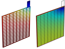 Primary Current Distribution in a Lead&#8211;Acid Battery Grid Electrode