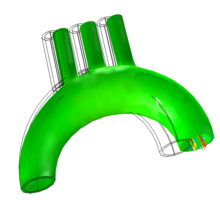 Fluid Structure Interaction Applied to Upper Aorta Blood Flow