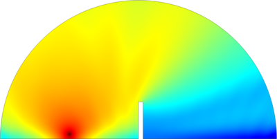 Visualization of a Noise Barrier for Educational Purposes Using a COMSOL App