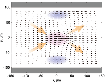 Effect of Property Distribution on Flow Behavior in Microfluidic System